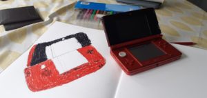 Drawing of Nintendo 3ds